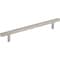 Jeffrey Alexander 160 mm Center-to-Center Satin Nickel Square Dominique Cabinet Bar Pull 845-160SN - alternate 1